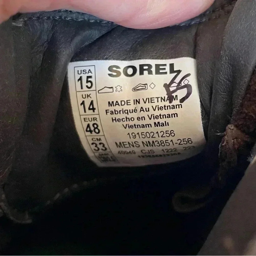 Sorel Madson™ Ii Moc Toe  Wp Snow Boot Sz 15 - Picture 5 of 10